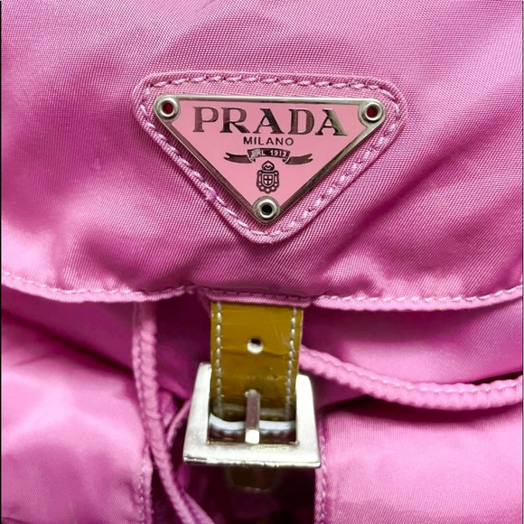 AUTHENTIC PRADA🌟🌸SUMMERY PINK🌟BACKPACK! - Picture 5 of 16